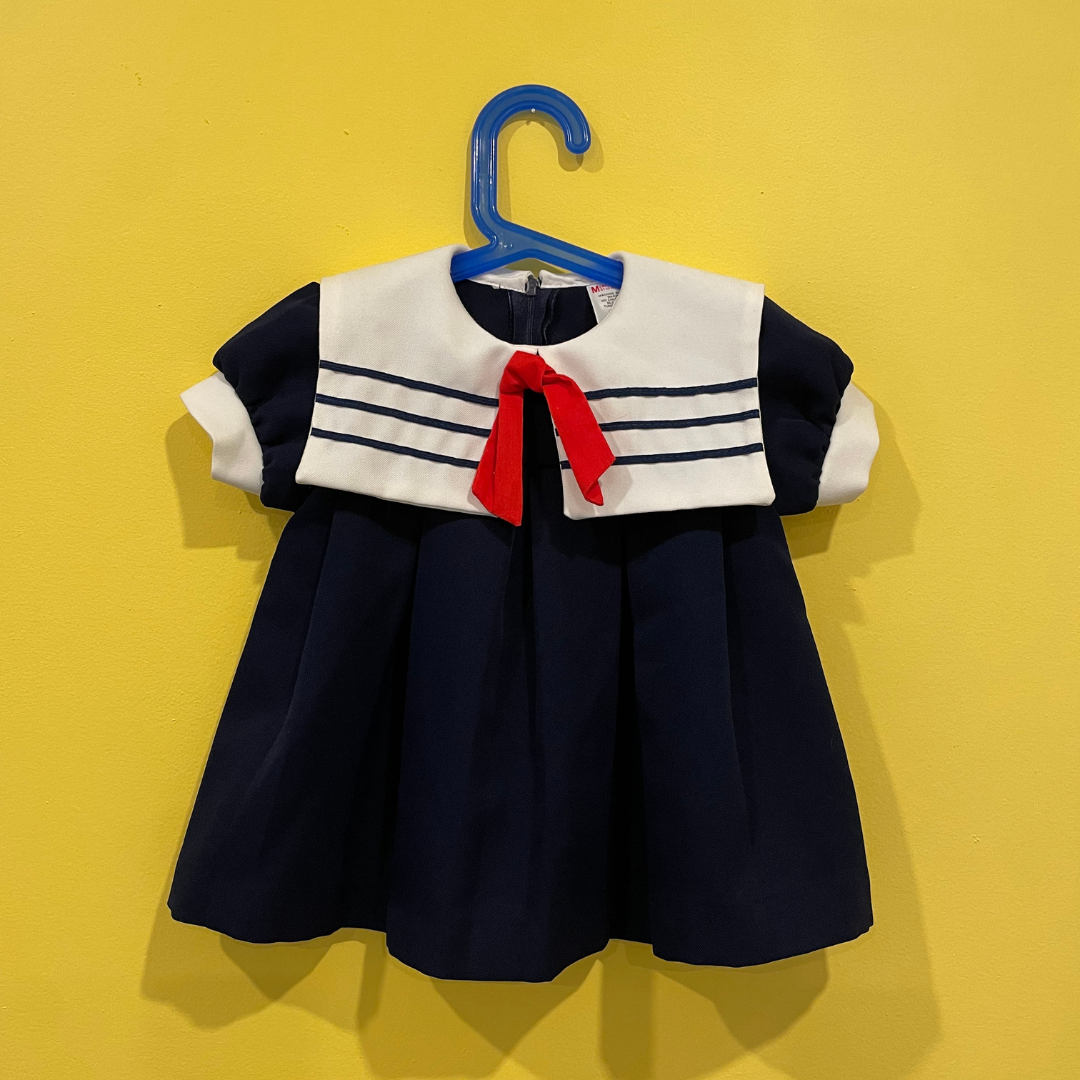 navy sailor dress 12-18M