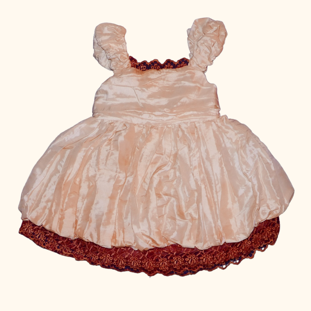 pink puffball dress 6-9M