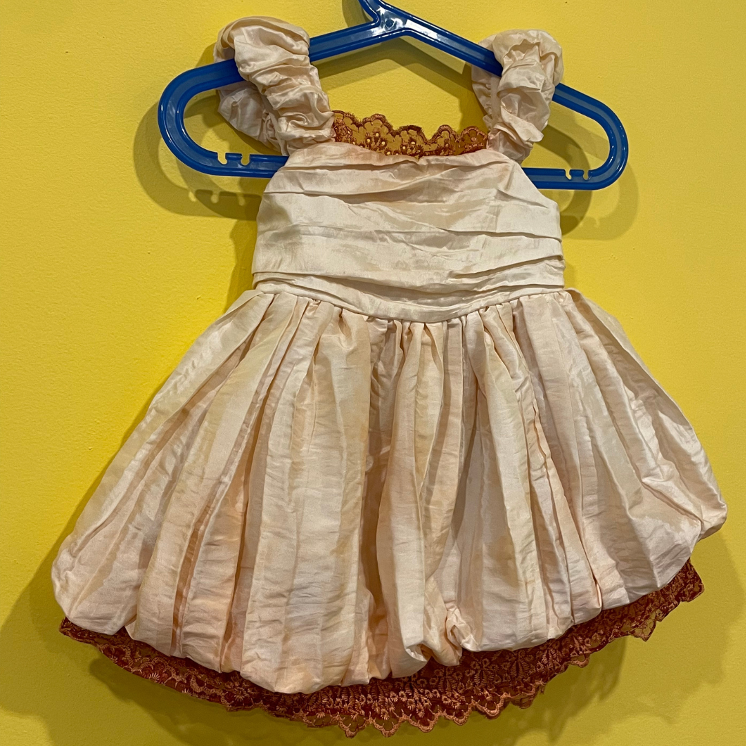 pink puffball dress 6-9M