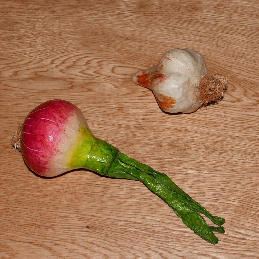 paper mache veg set