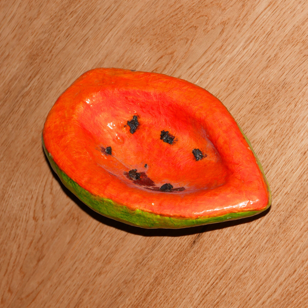 paper mache fruit + veg set