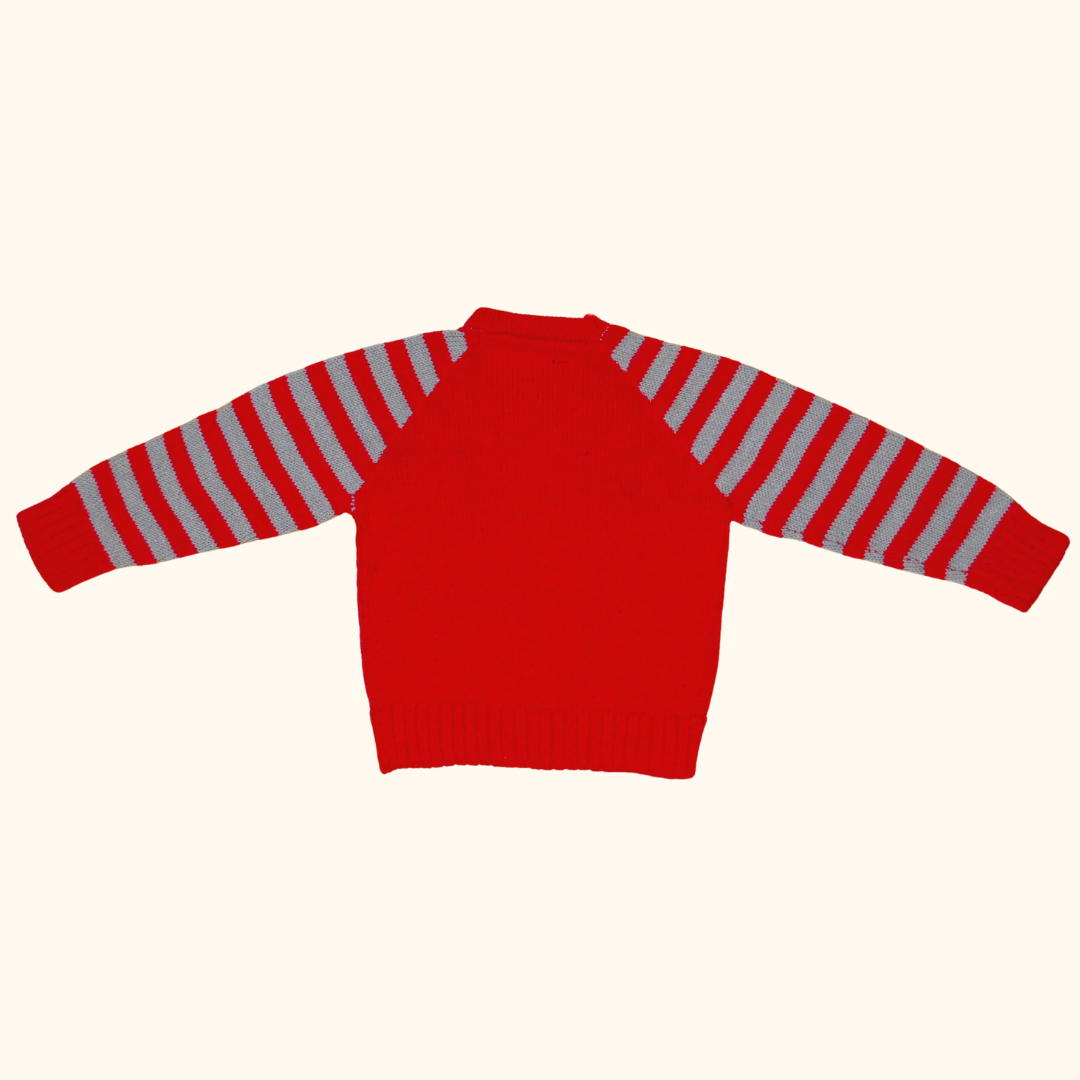candy cane v neck 3T