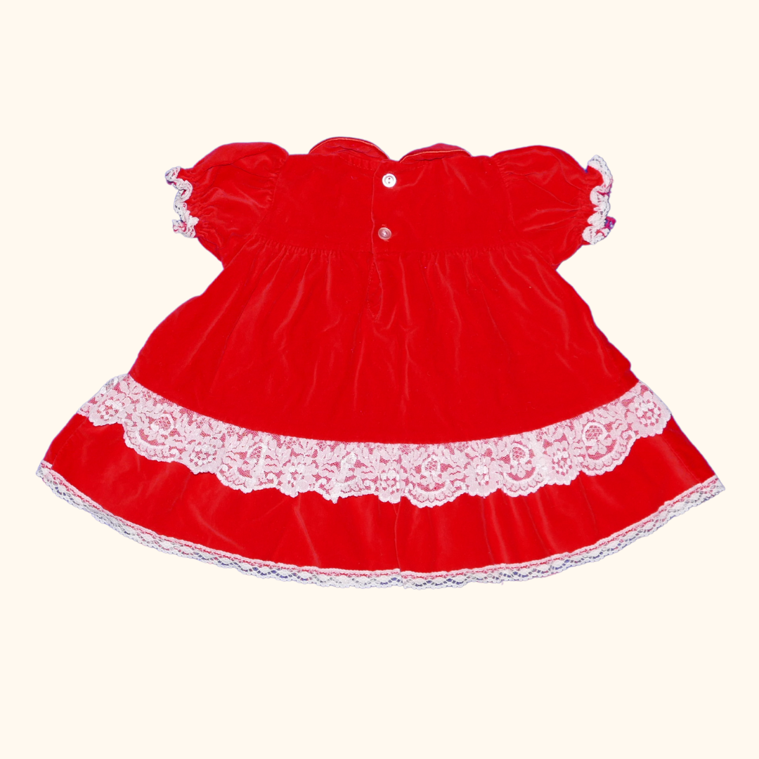 red lace dress 12M