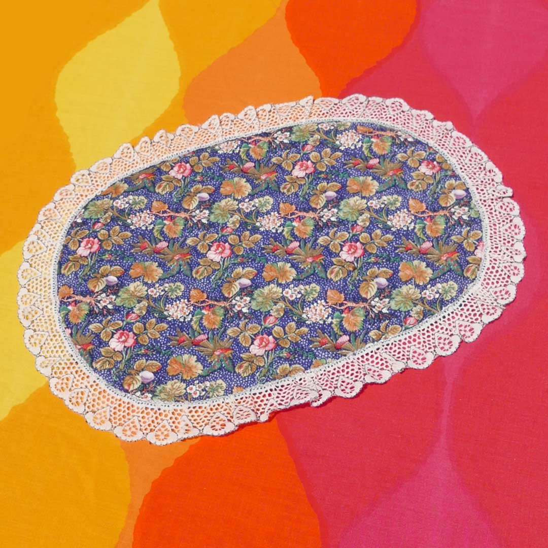 4x floral placemat set