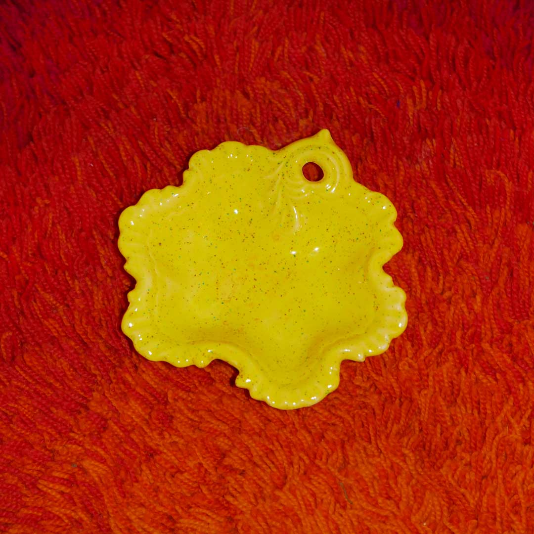 yellow dish