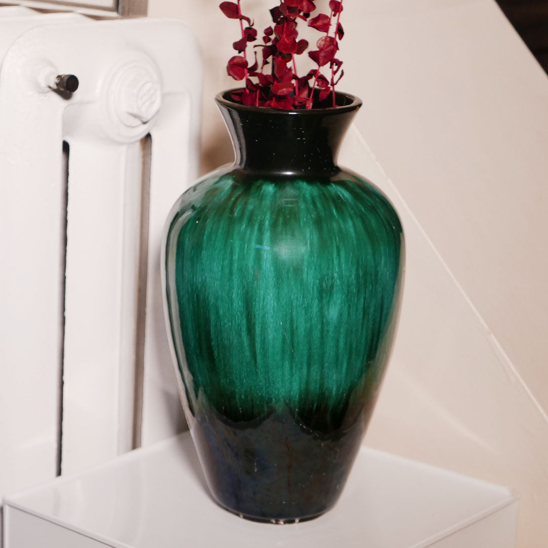 blue mountain pottery vase