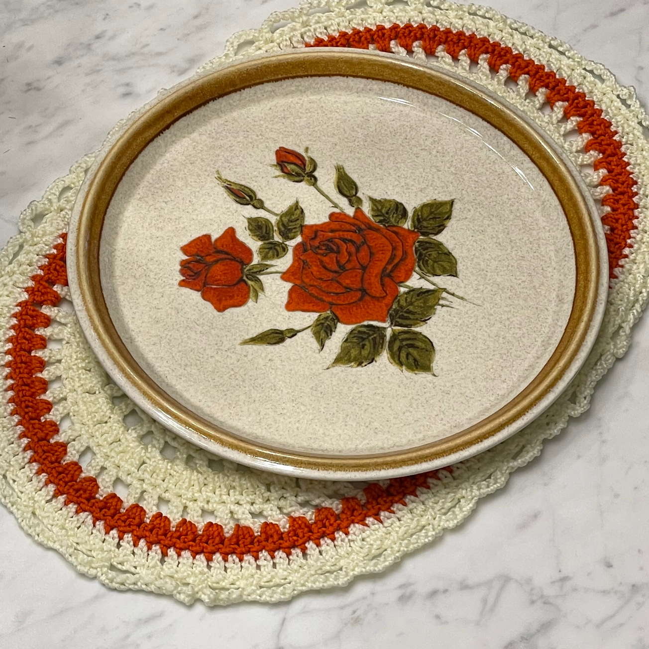 4x crochet placemats