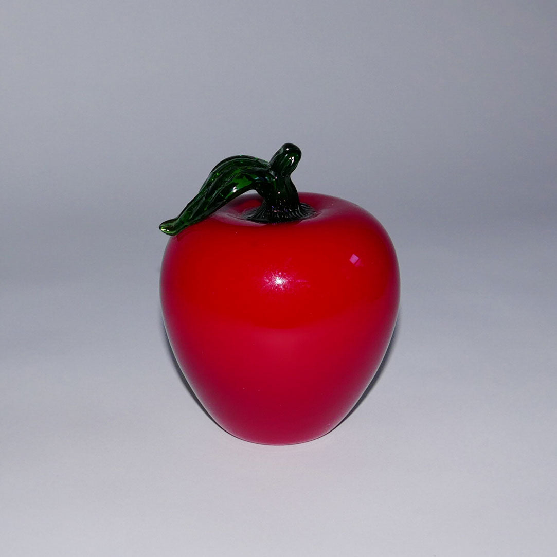 large glass apple