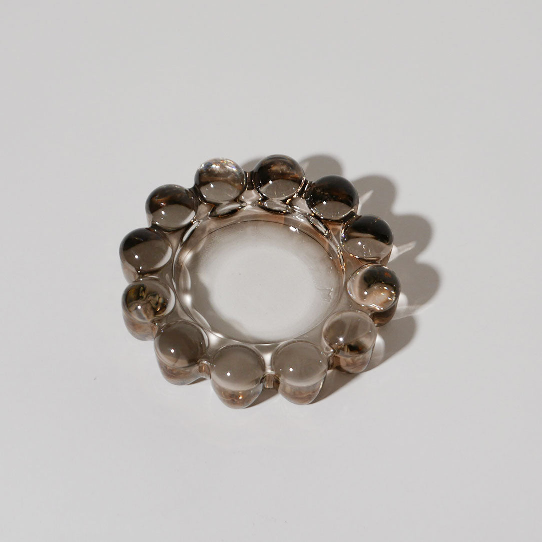 vintage boopie bubble glass ashtray