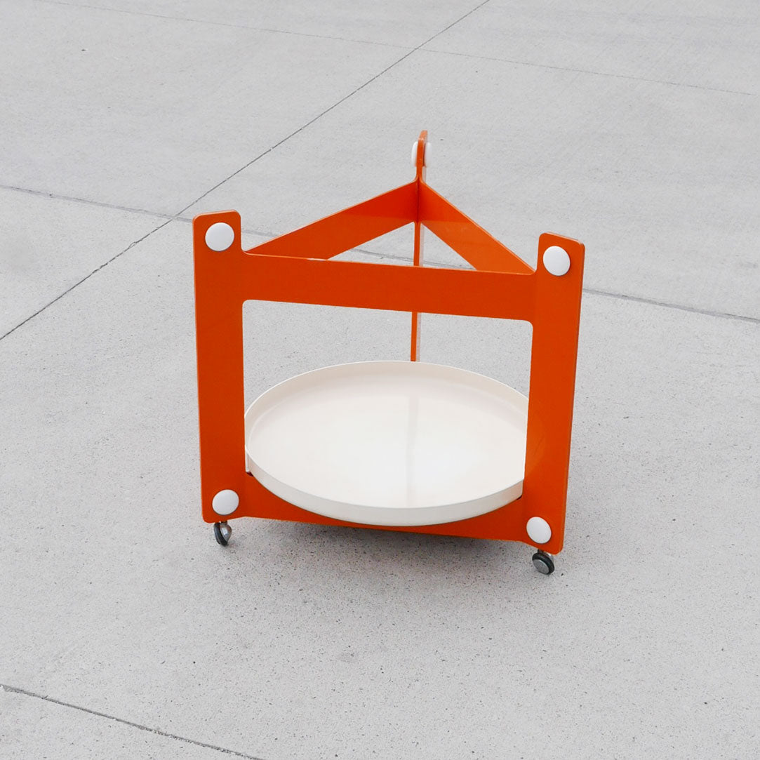 luigi massoni for guzzini bar cart