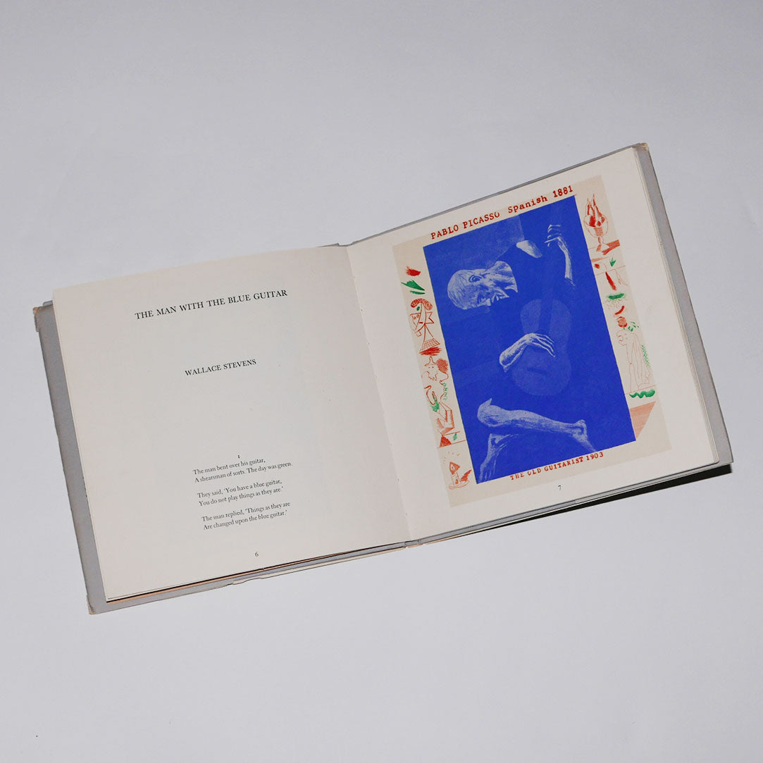 the blue guitar etchings by david hockney