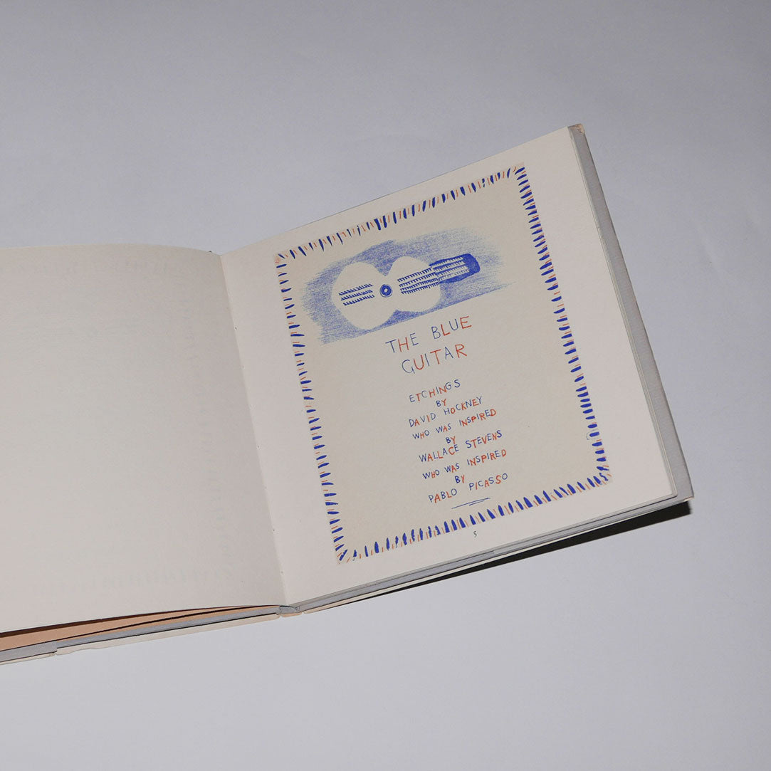 the blue guitar etchings by david hockney