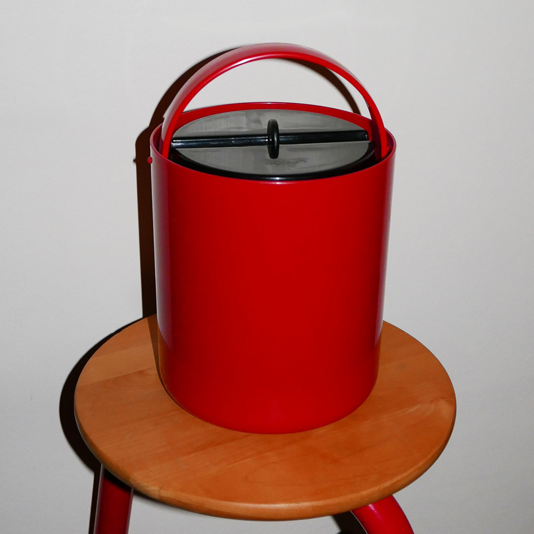 80s plastic ice bucket by bodum