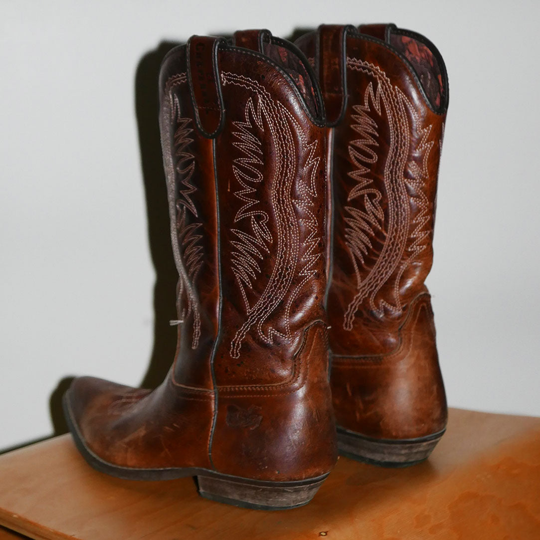 vintage cowboy boot