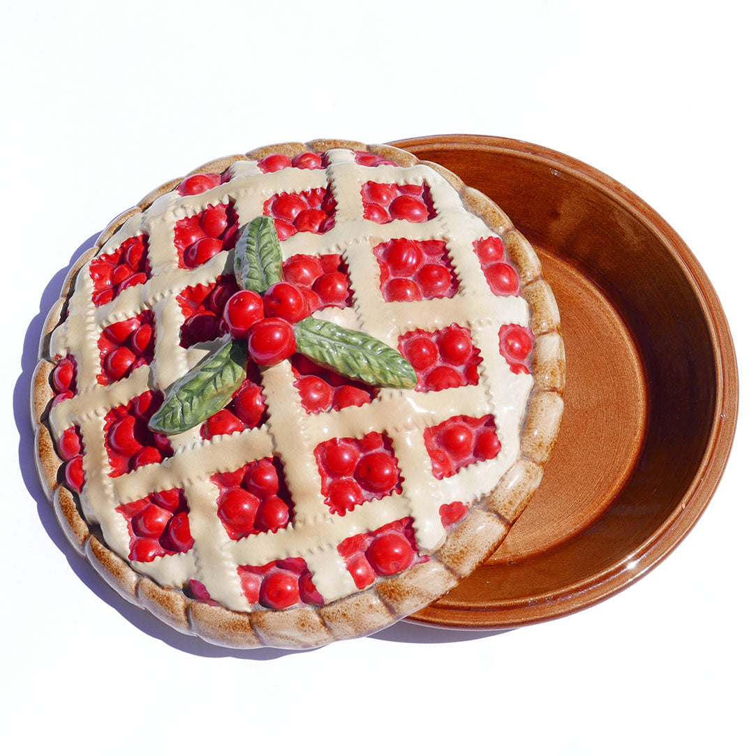 vintage ceramic pie