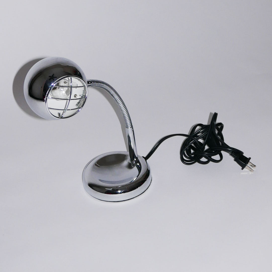 chrome caged eyeball light
