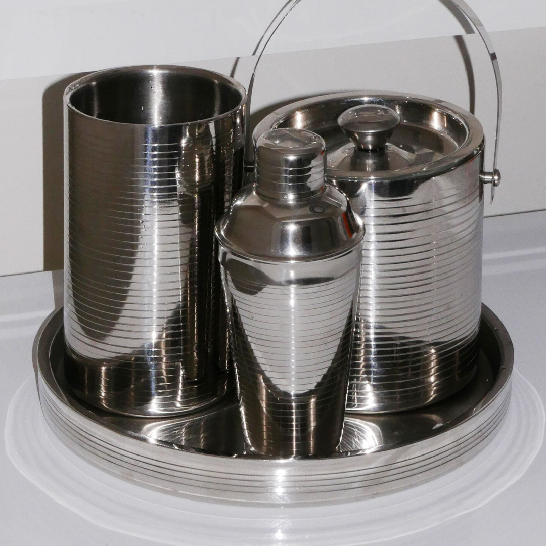 italian ribbed bar set