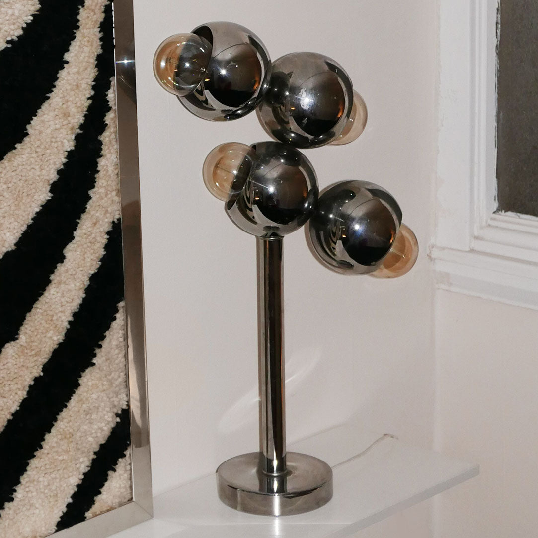 chrome eyeball lamp