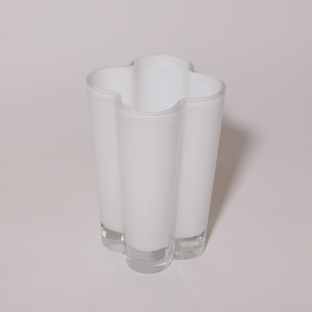 white clover vase