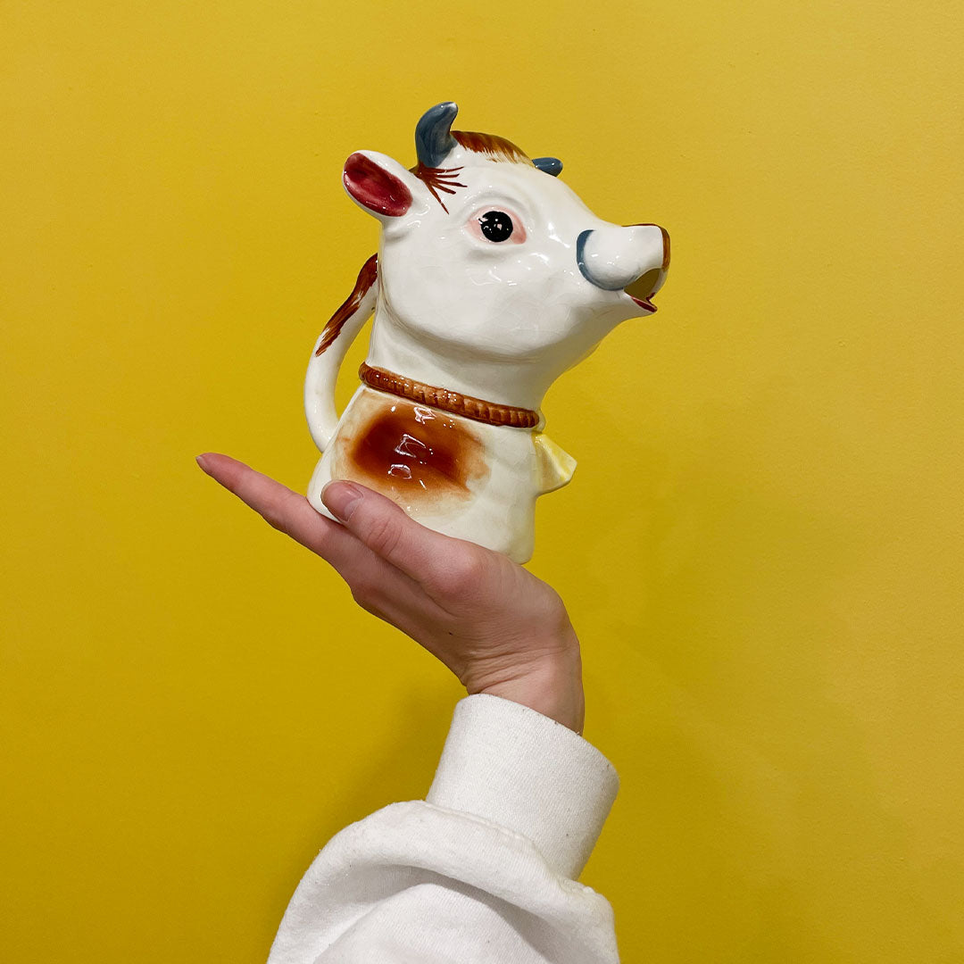 vintage Cow Creamer Milk Pitcher