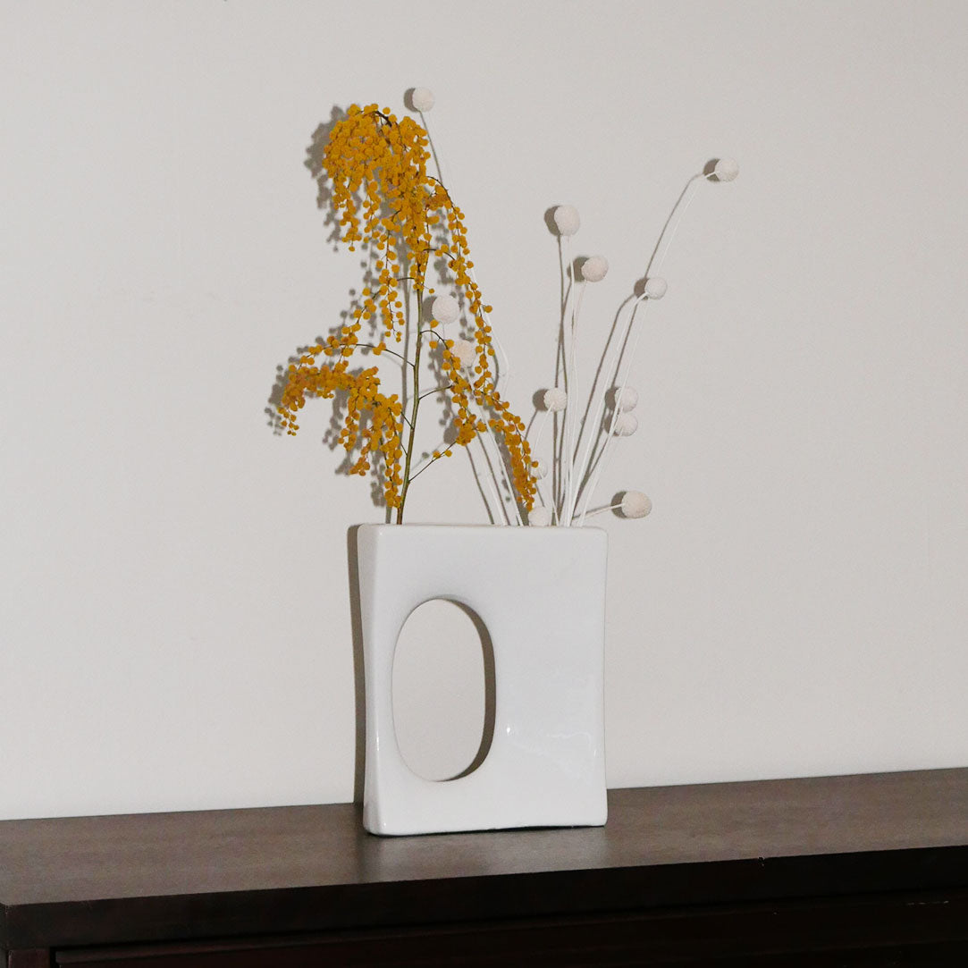 peek-a-boo art deco vase