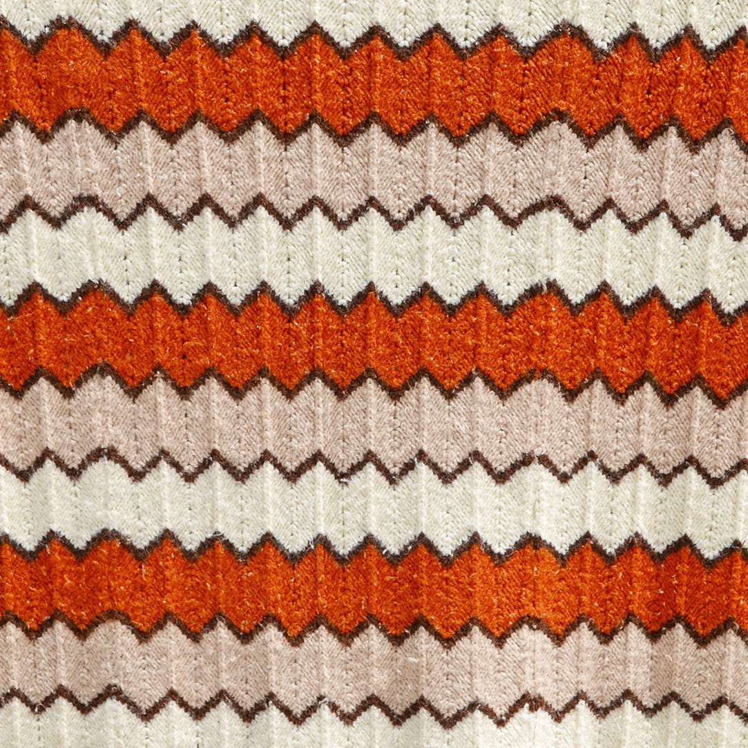 zig zag throw blanket