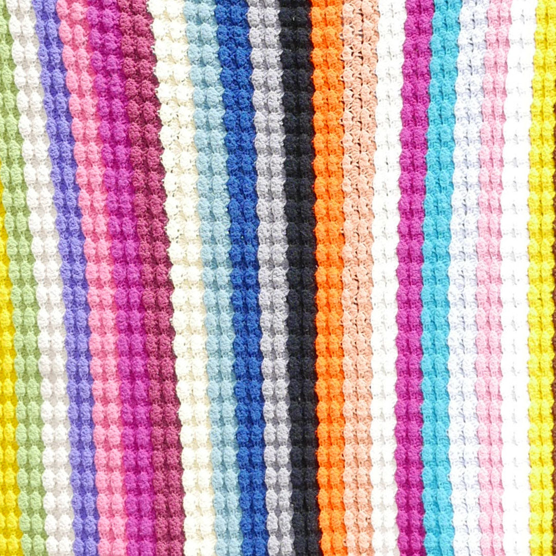 rainbow knit blanket