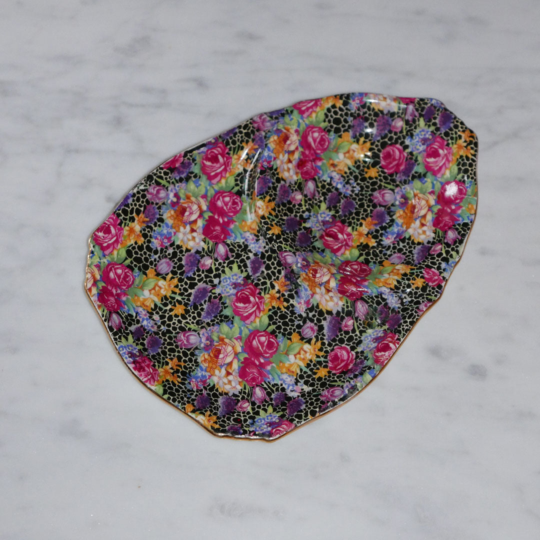 one of the most beautiful Royal Winton patterns!royal winton trinket dish