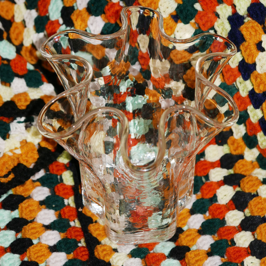 freeform glass vase