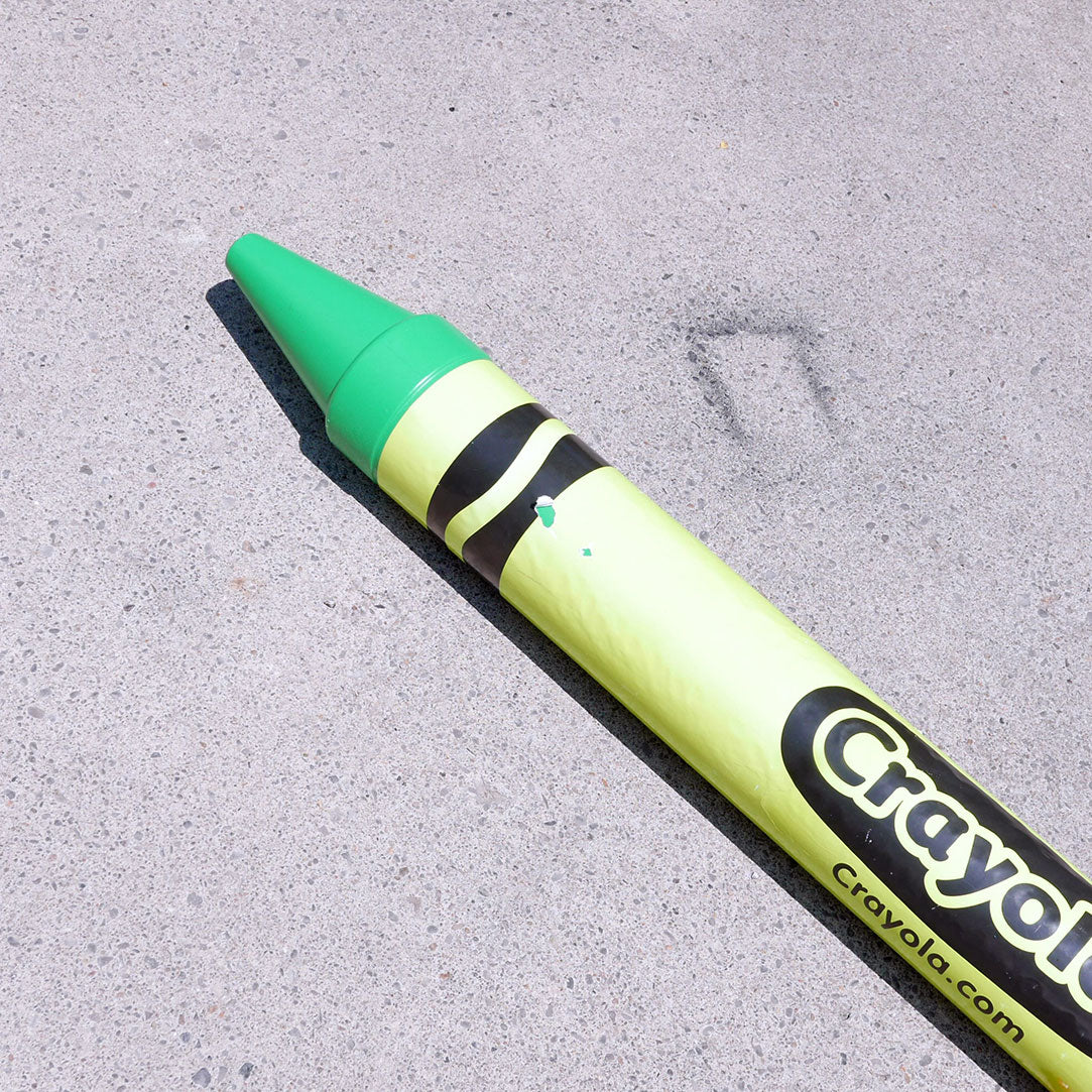green display crayon