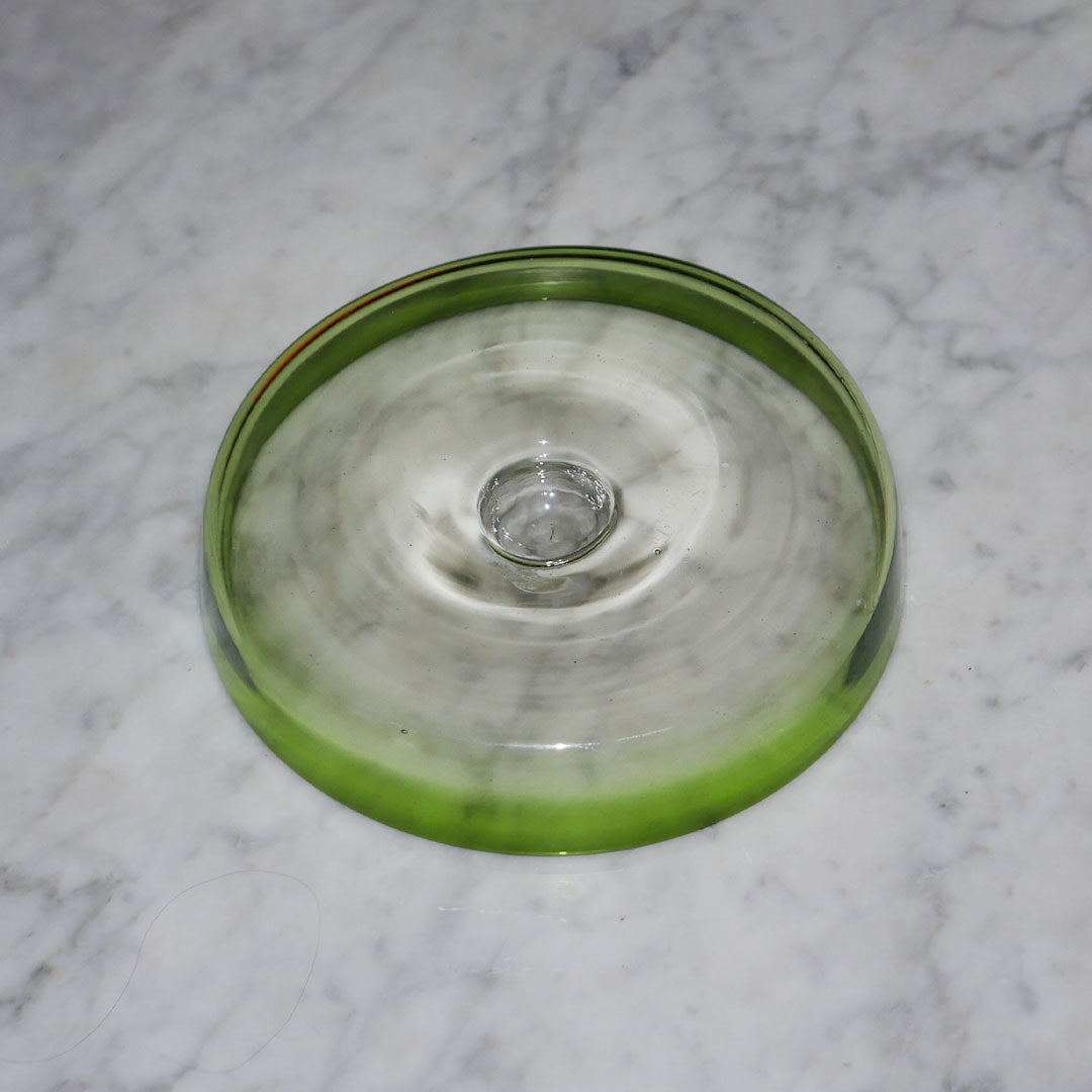 green glass catchall
