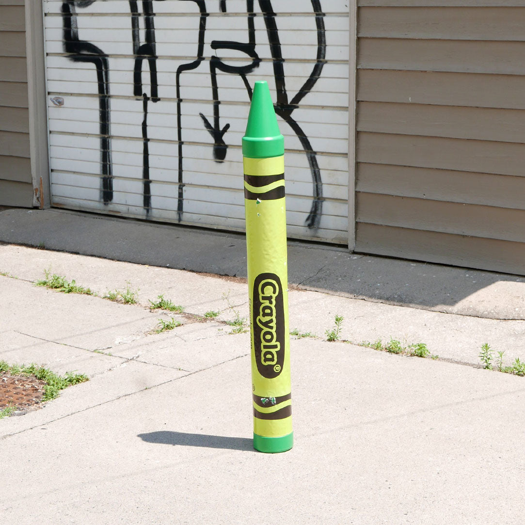 green display crayon