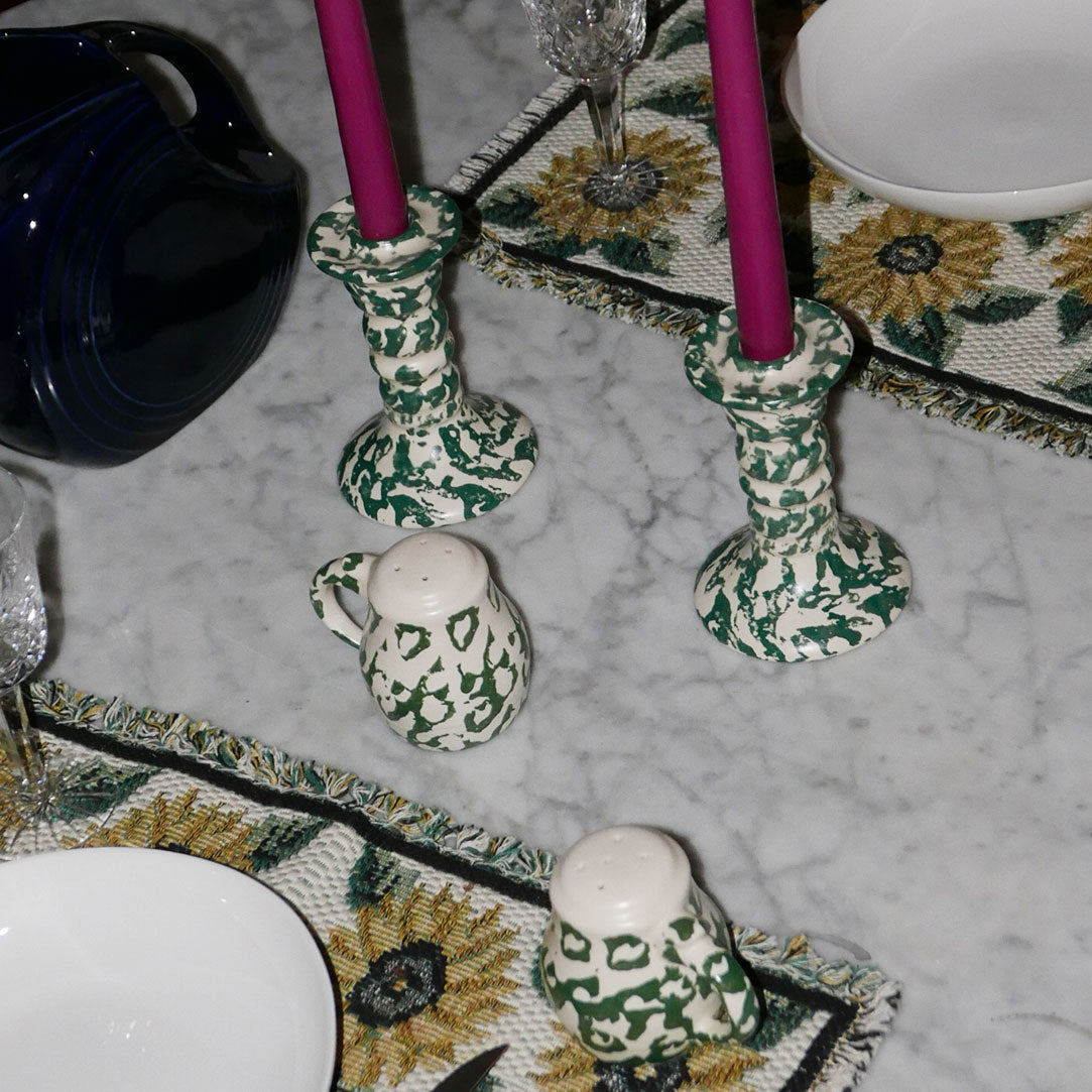 speckled salt and pepper set