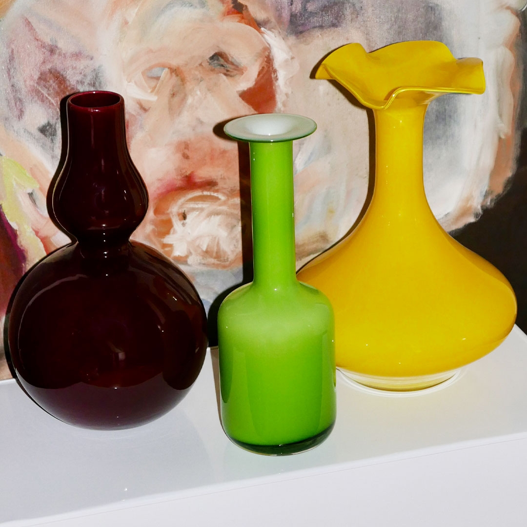 beautiful mid century sculptural bulbous vase in a yummy rich wine tone.