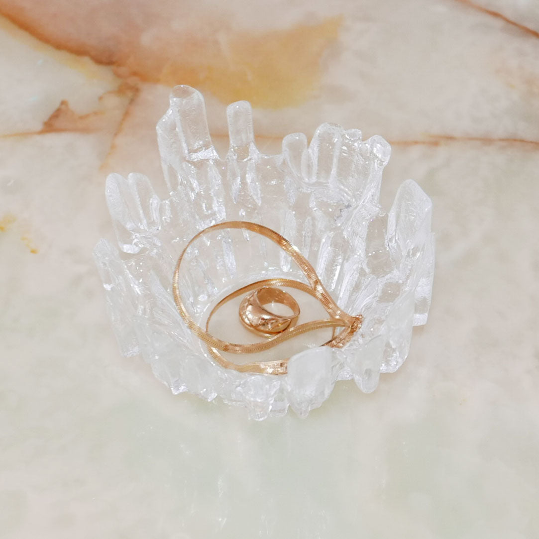 mid century icicle dish