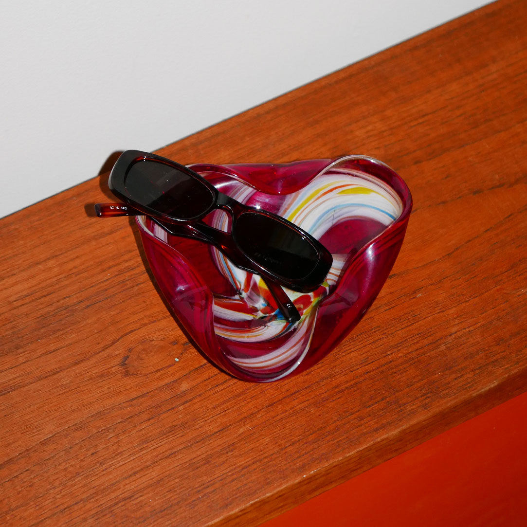 handblown swirl catchall