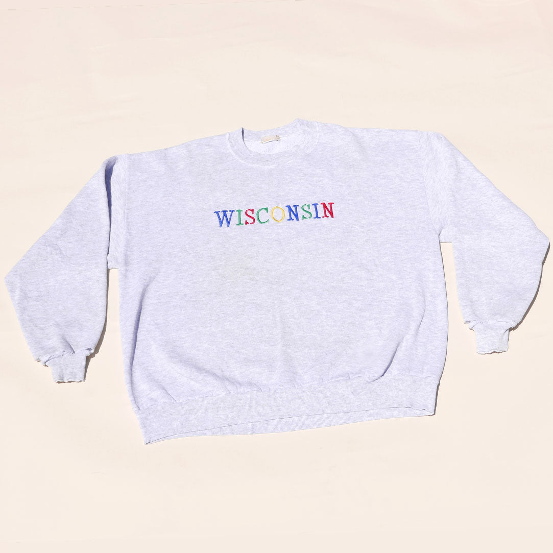 wisconsin crew neck