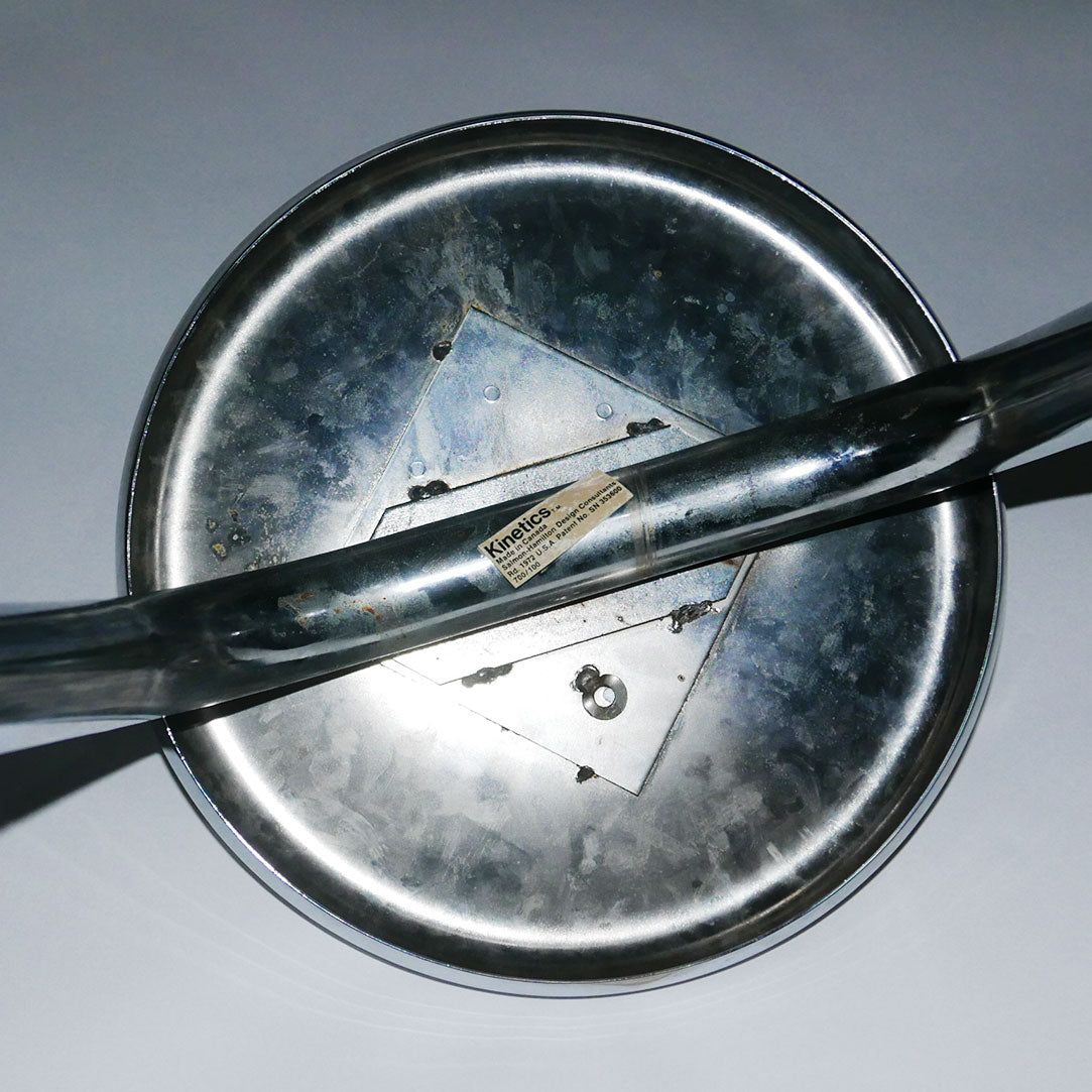 chrome k700 steel paperclip stool by kinetics