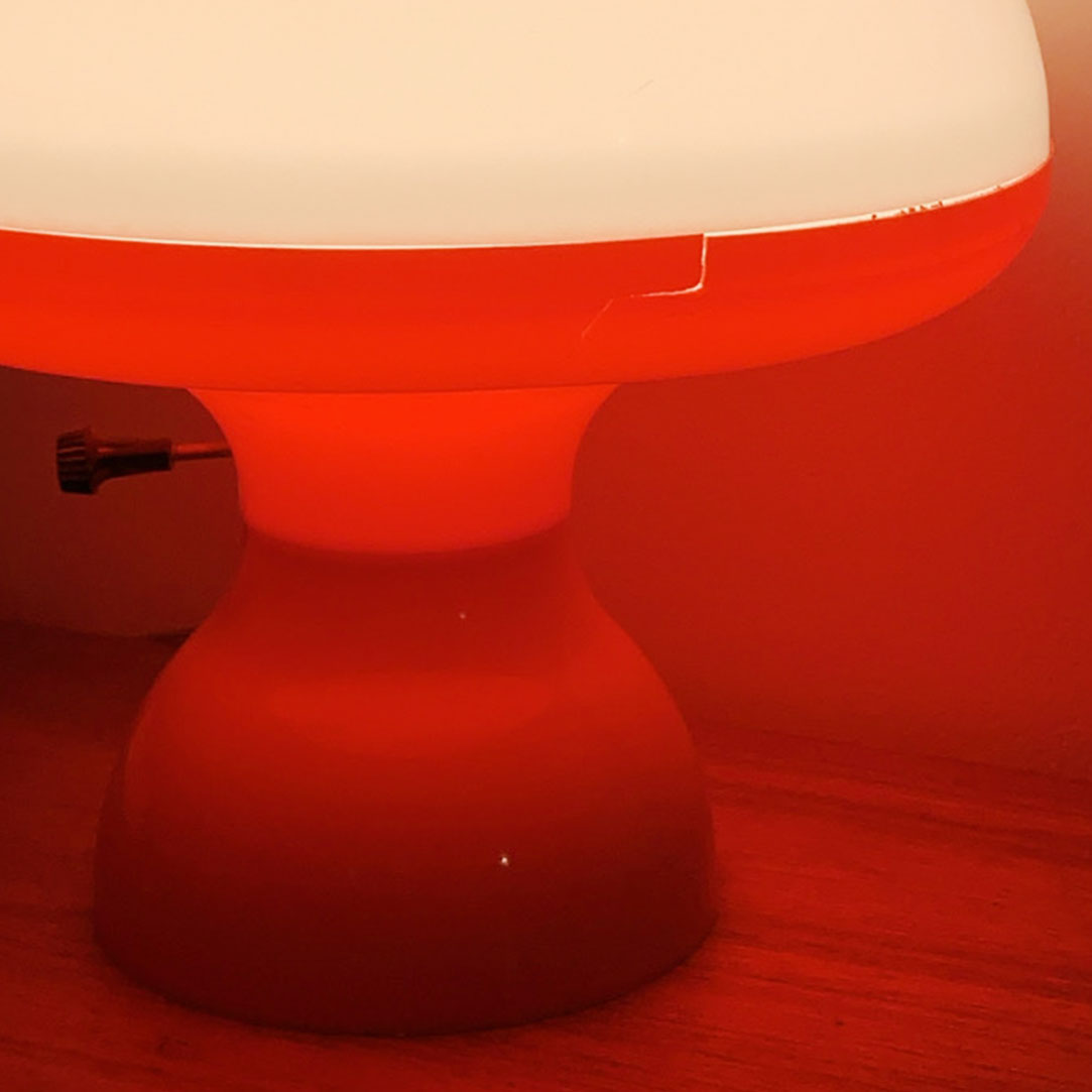 spage age mushroom lamp retro 70s