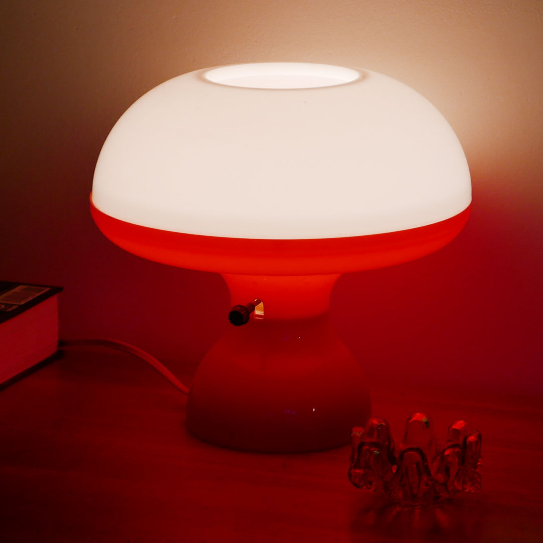 spage age mushroom lamp retro 70s