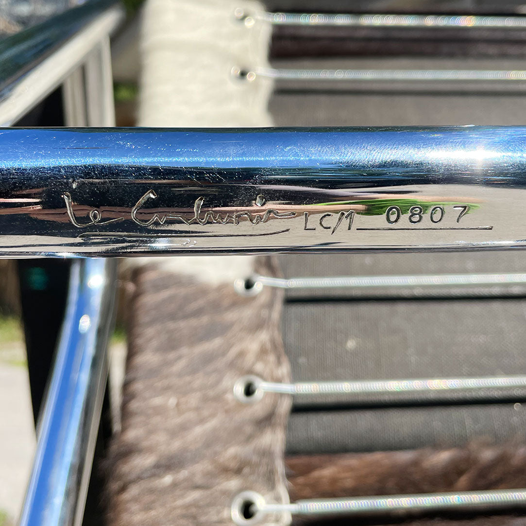 lc1 sling chair by cassina