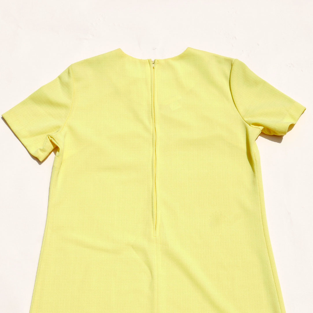 vintage lemon drop dress