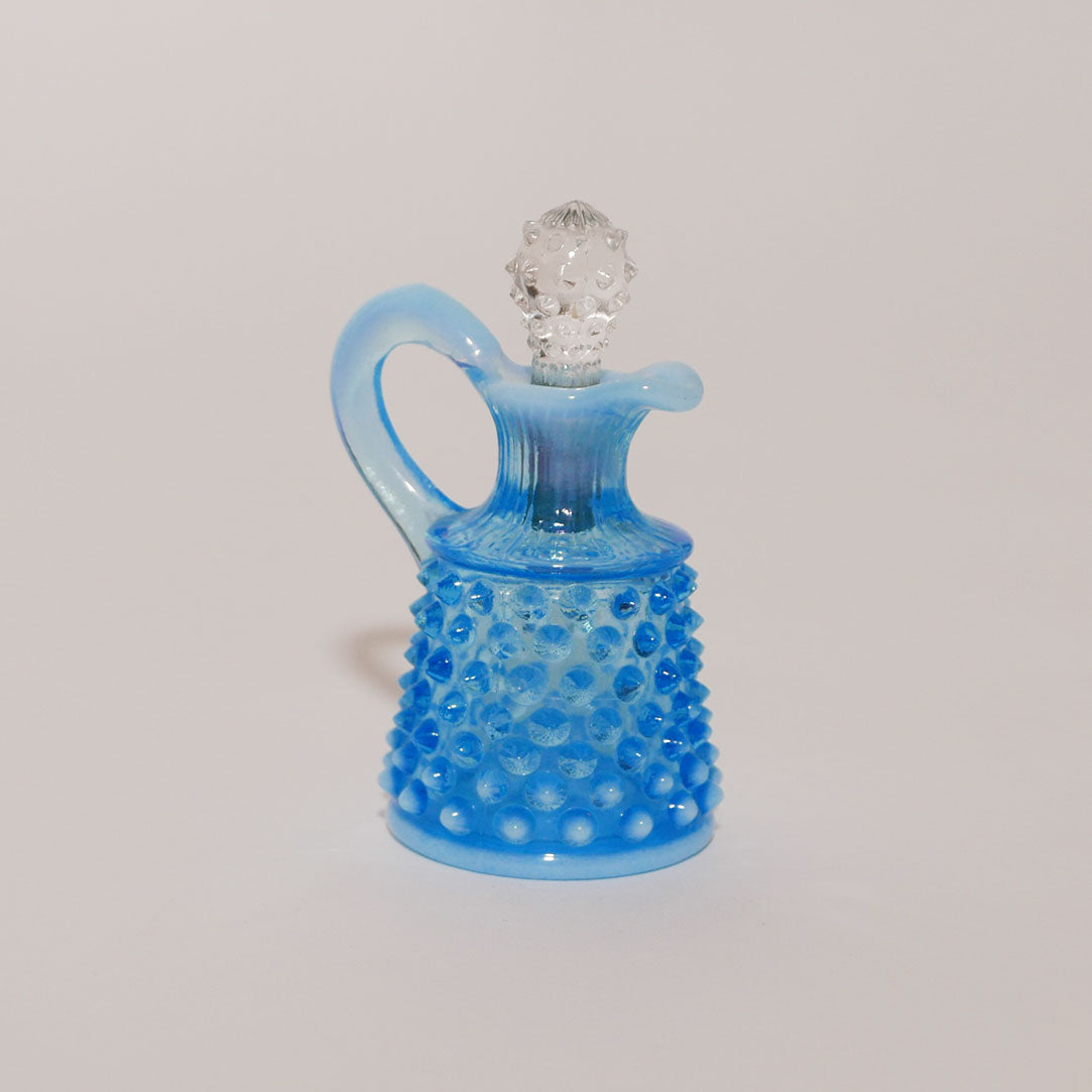 baby blue empoli hobnail creamer