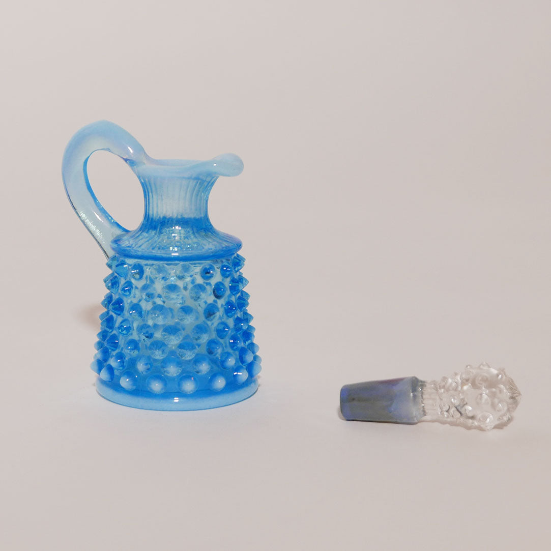 baby blue empoli hobnail creamer