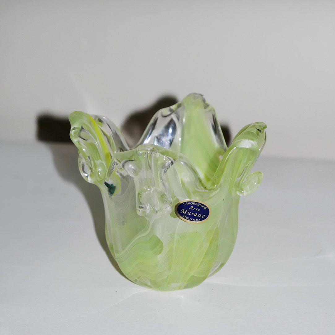 murano art glass vase