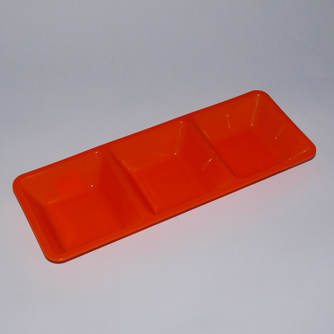 orange desk organizer
