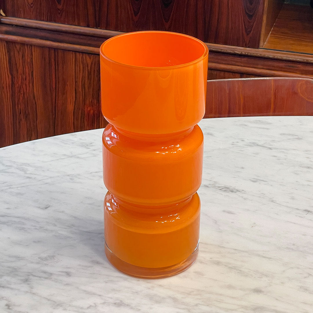 orange vase
