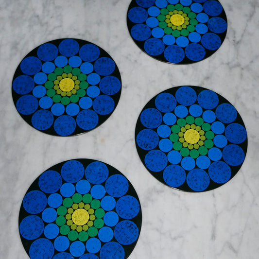 4x retro placemats