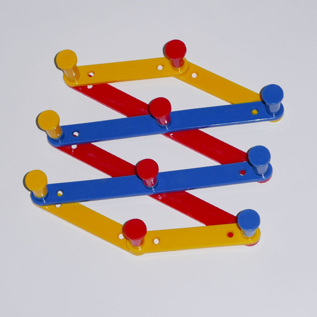 80s plastic expandable wall rack