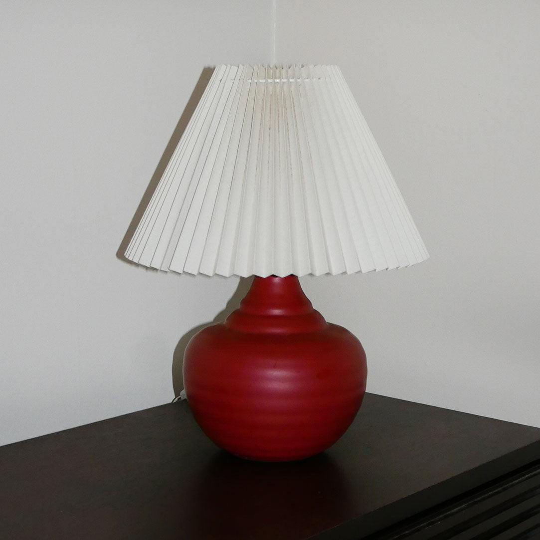 pleated lamp